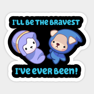 Brave Mom of Twins Sticker